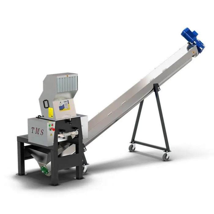 Stainless Steel Meat and Bone Crusher PPM-7 with Screw Conveyor