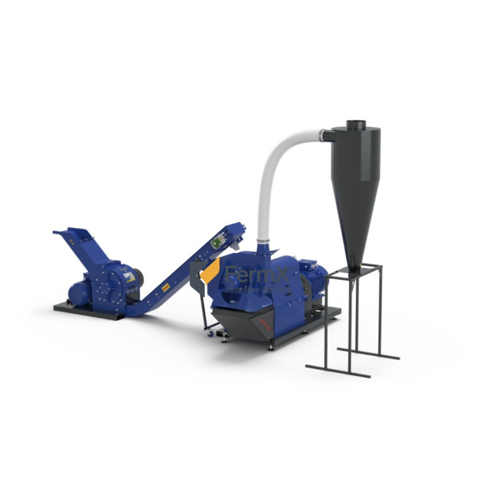 Schlagmühle CHOPPER-1000 mit CRUSHER-700