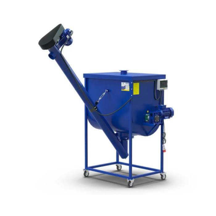Horizontaler Futtermischer WR-200 mit Schneckenförderer