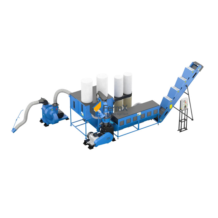 Granulationslinie / Pelletlinie MLG-1000 MAX + 25 kW