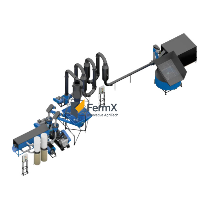 Granulationslinie / Pelletlinie MLG-1000 DUO Complete + SA-600