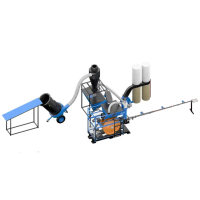 Impact-Presse für Briketts „Ecopress“ + DR-1000