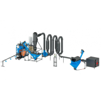 Impact-Presse für Briketts „Ecopress“ + Aerodynamischer Trockner SA-400