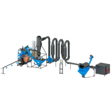Impact-Presse für Briketts „Ecopress“ + Aerodynamischer Trockner SA-400